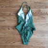 (6) Zaful Green Strappy One Piece Swimsuit ❤ Summer ❤ Beach ❤️ Vacation ❤️