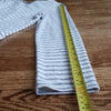(M) Banana Republic Grey Striped Top ❤ Amazing Back Detail ❤ Super Soft
