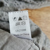 Ardene Light Grey Lace Infinity Scarf ❤ Multifunctional ❤ Cotton Blend