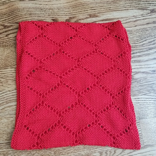 Awesome Bright Red Crochet Neck Warmer/Scarf ❤ Autumn Ready ❤
