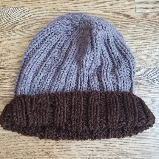 Cozy Knit Toque ❤ Tan and Brown ❤