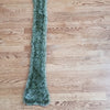 (OS) Green Eyelash Scarf Fall Accessories Holiday Closet Staple Accents Soft