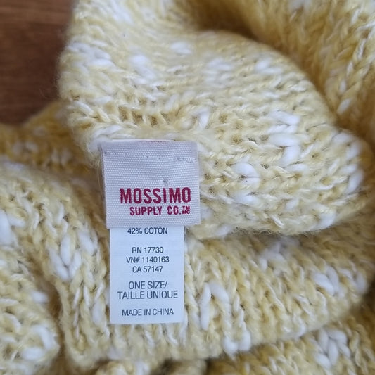 (OS) Mossimo Supply Co. Pastel Knitted Circle Scarf Cotton Blend Cozy