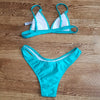 (S) Fashion Nova Turquoise Bikini Summer Vacation Swimsuit