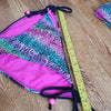 (L) OP Multicolored Animal Print Bikini Swimsuit Set