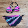 (L) OP Multicolored Animal Print Bikini Swimsuit Set