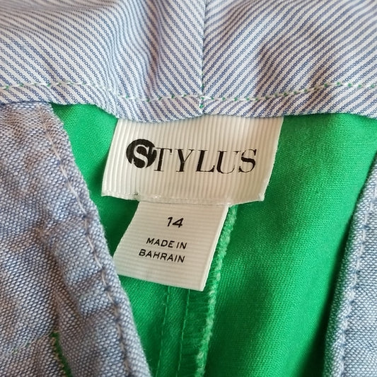 (14) Sylus Colored Business Casual Trouser Ankle Pants Cotton Blend