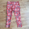 (L) Lily Morgan Floral Print Cropped Skinny Fit Stretchy Viscose Blend Pants