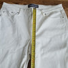 (30) Reitmans Jeans White Denim Skinny Fit Cotton Blend Jeans