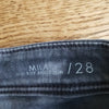 (28) Fidelity Denim Mila Mid Rise Skinny Fit Distressed 