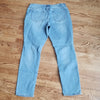 (14R) Old Navy Light Wash Curvy Skinny Mid Rise Distressed Jeans