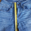 (4) American Eagle Light Wash Super Stretch Kick Bootcut Extra Short Jeans