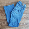 (4) American Eagle Super Stretch Kick Boot Extra Shorts Denim Jeans