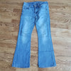 (4) American Eagle Light Wash Kick Boot Super Stretch Extra Short Jeans