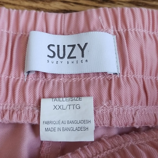 (XL) SUZY Suzy Shier Viscose Blend Lounge Pants Athleisure Weekend Vacation