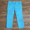 (11) Reitmans Colored Cotton Blend Denim Cropped Ankle Jeans