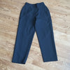 (8) ALIA Petites High Waisted Black Ankle Trouser Pants