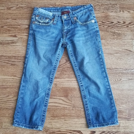 (28) True Religion [Section: Billy] Denim Skinny/Slim Capri Jeans