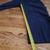 (14) Alia Sport Navy Blue Lightweight Track Style Nylon Blend Pants