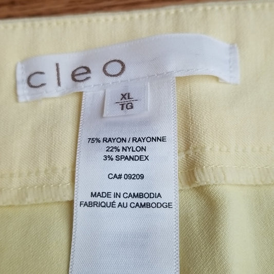 (XL) Cleo Rayon Blend Fitted Colorful Pencil Skirt