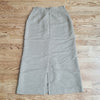 (6) Cleo Petites Tan High Waisted Maxi Business Casual Office Pencil Skirt