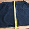(18) Classic Black Rayon Blend Fitted Pencil Skirt (No Belt)