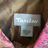 (S) TanJay Made in India Patchwork Padded Shoulder Blazer Jacket Traditional