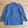 (10) Tradition Blue Lightweight Blazer with Eyelet Pockets Minimalist Officewear