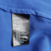 (10) H&M Sheer Blue Button Up High Low Collared Blouse