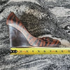 (EU39) MOSCHINO Cheap and Chic Tiger Print Wedge Heels Bow Accent