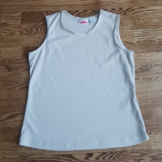 (M) Alia Neutral Comfortable Tank Top Perfect with Many Outfits