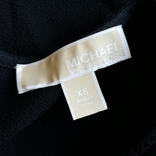 (XS) MICHAEL Michael Kors Classic 100% Rayon Short Sleeve T-Shirt Loose Fit Hem