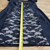 (8) Connected Apparel Lace Design Fitted Midi Business Casual Dress