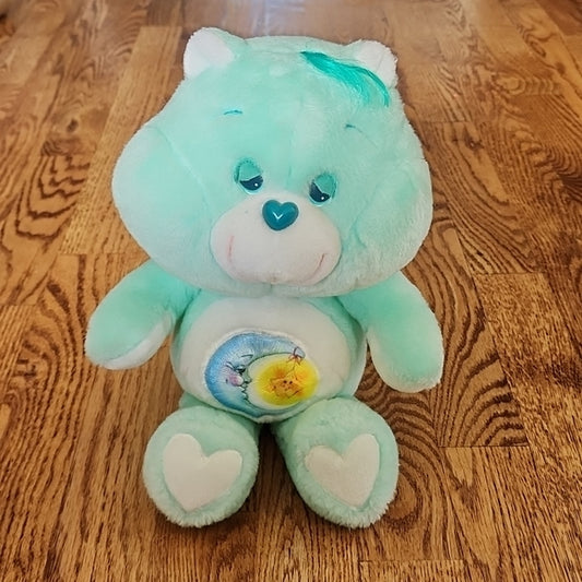 Vintage Care Bear Sleepy Bear Soft Cuddly Retro 80s 90s Old School