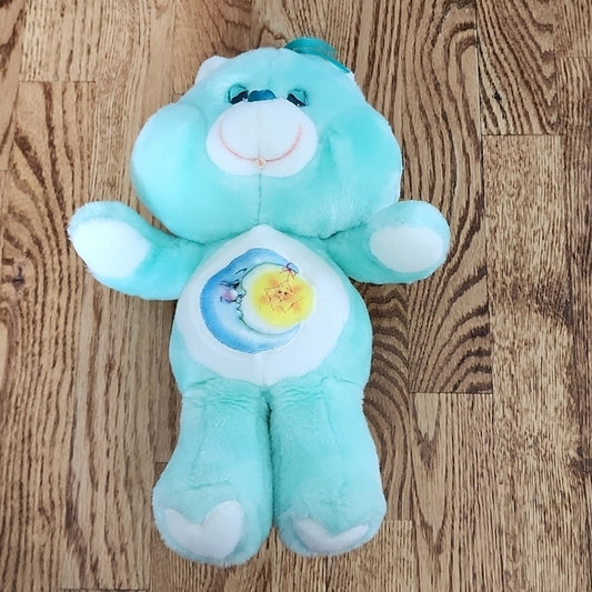 Vintage Care Bear Sleepy Bear Soft Cuddly Retro 80s 90s Old School