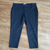 (3X) Philosophy Rayon Blend Skinny Fit Pants Subtle Print Business Casual