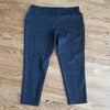 (3X) Philosophy Rayon Blend Skinny Fit Pants Subtle Print Business Casual