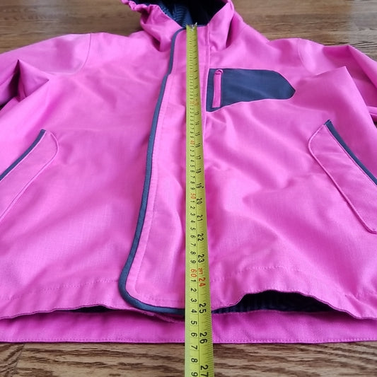 (L) Under Armour Youth Girl Coldgear Infrared Outdoor Hooded Jacket Winter Fall