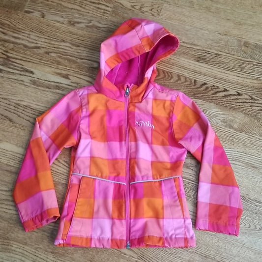 (4-5) xmtn Youth Girls Size XS Color Block Lightweight Jacket Soft Interior