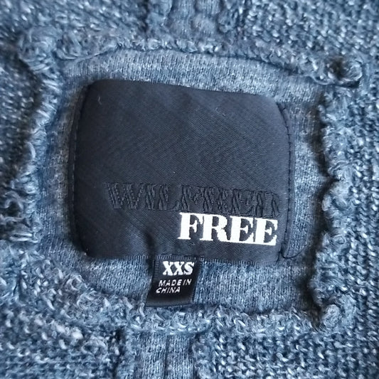 (XXS) Artiza Wilfred Free Oversized Hooded Zip Up Long Sleeve Sweater