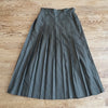 (9/10) Daniel Hechter Full Pleated A-Line Skirt Viscose Blend Autumn Modern