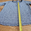 (2) Maison Scotch Patterned Partial Button Up Cozy Casual Long Sleeve T-Shirt