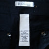 (12) Revolution by Ricki's Classic Black Cotton Blend Capri Summer Spring Vacay