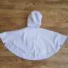 (2T) Ripzone Toddler Girl's Pastel Lightweight Hooded Poncho Jacket