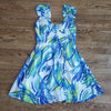 (S) Adelyn Rae Gorgeous Fit & Flare Skater Dress Full Skirt Beautiful Vacation