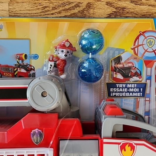 NEW! Paw Patrol Marshall Transforming City FireTruck Christmas Birthday Fun