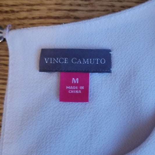 (M) Vince Camuto Pastel Flowy Assymetrical Blouse Business Casual Dainty Unique