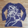 (M) Royal Robbins Graphic 100% Cotton Lightweight Long Sleeve T-Shirt Layering
