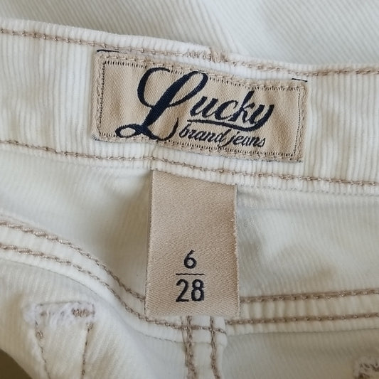 (6) Lucky Brand Fall '09 Cordurouy Straight Fit Comfy Cozy Preppy Athleisure