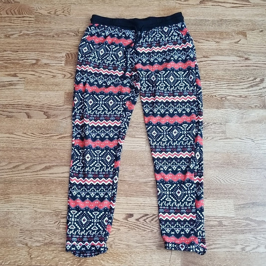 (L) Iris Los Angeles Printed Uber Soft Lounge Pants Casual Weekend Cozy  Comfy